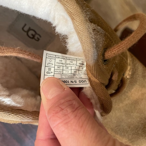 Uggs Neumel Chestnut. Wore once! - Picture 3 of 5